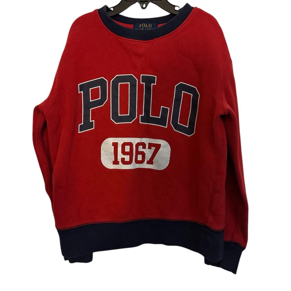 Boys Red Polo 1967 Sweatshirt